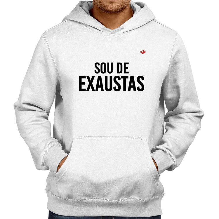 Moletom Sou de Exaustas - Branco