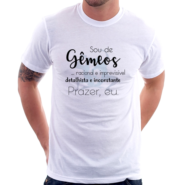 Camiseta Sou de Gêmeos