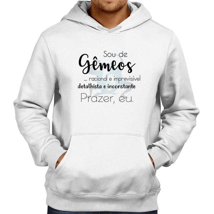 Moletom Sou de Gêmeos - Branco