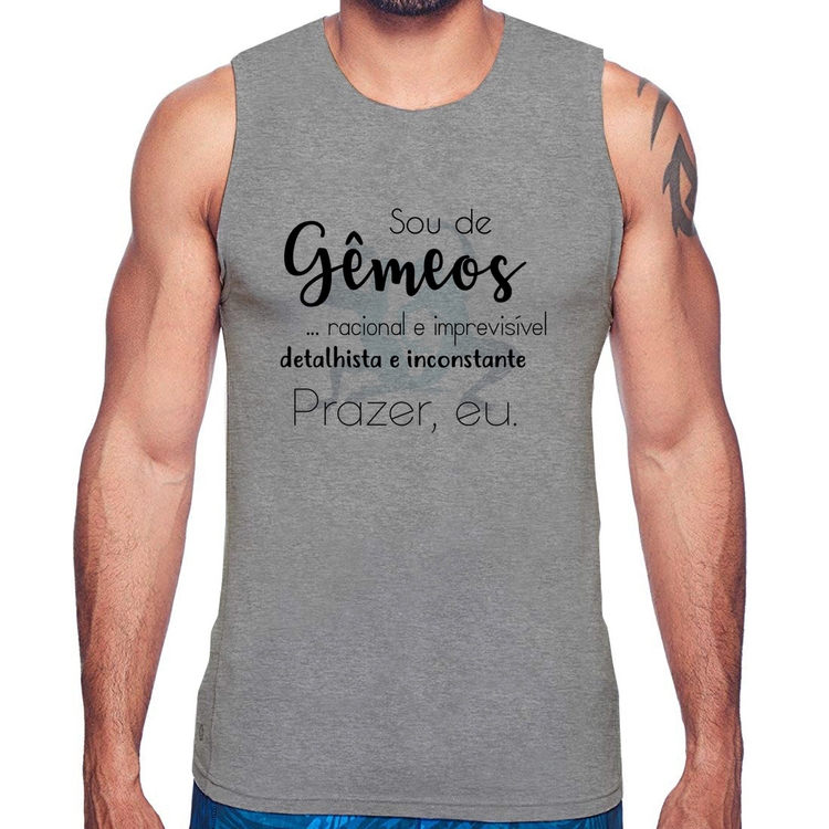 Regata Sou de Gêmeos - Cinza