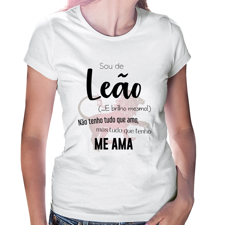 Baby Look Sou de Leão