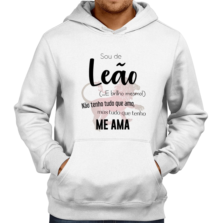 Moletom Sou de Leão - Branco
