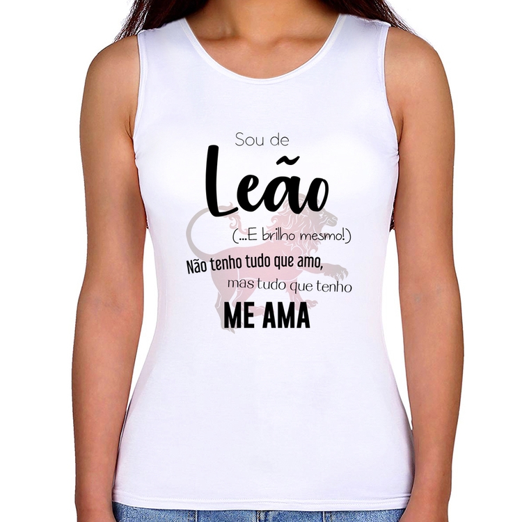 Regata Feminina Sou de Leão