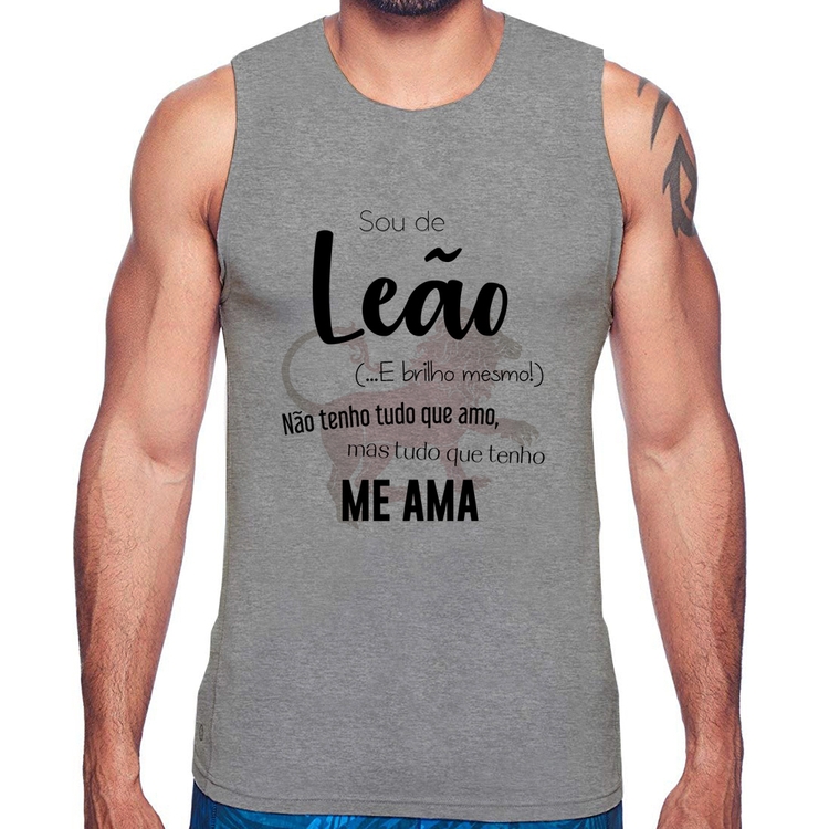Regata Sou de Leão - Cinza