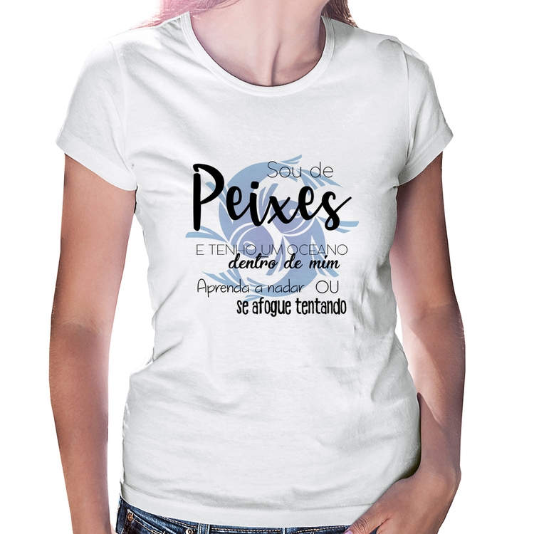 Baby Look Sou de Peixes