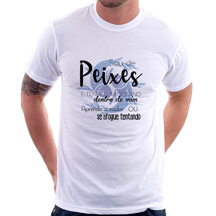 Camiseta Sou de Peixes