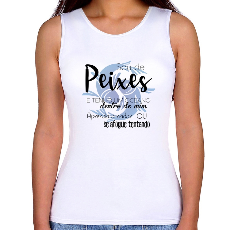 Regata Feminina Sou de Peixes