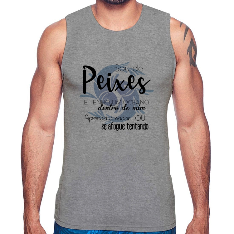 Regata Sou de Peixes - Cinza