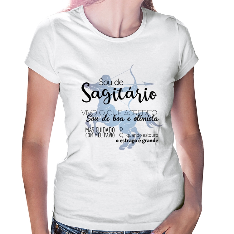Baby Look Sou de Sagitário