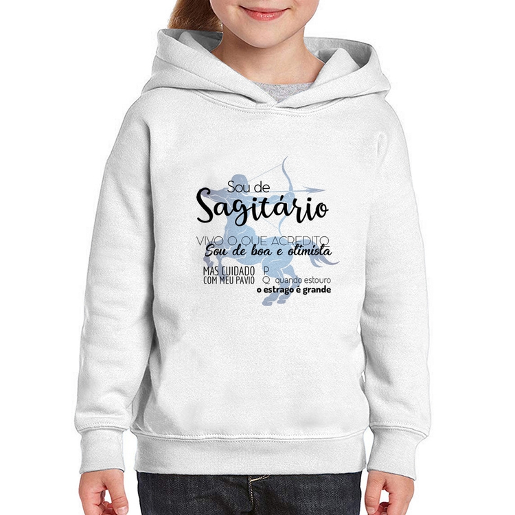 Moletom Infantil Sou de Sagitário