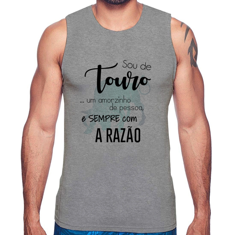 Regata Sou de Touro - Cinza