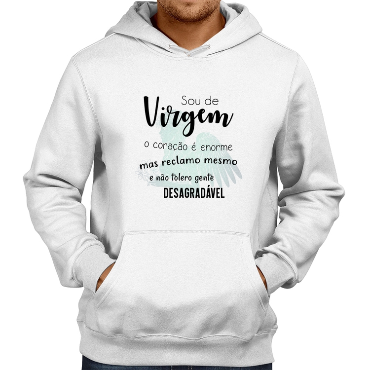 Moletom Sou de Virgem - Branco