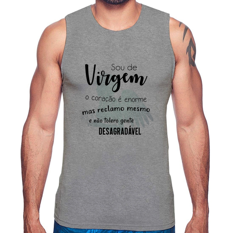 Regata Sou de Virgem - Cinza