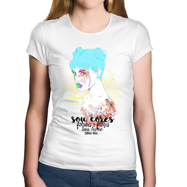 Baby Look Algodão Sou eu - Branca