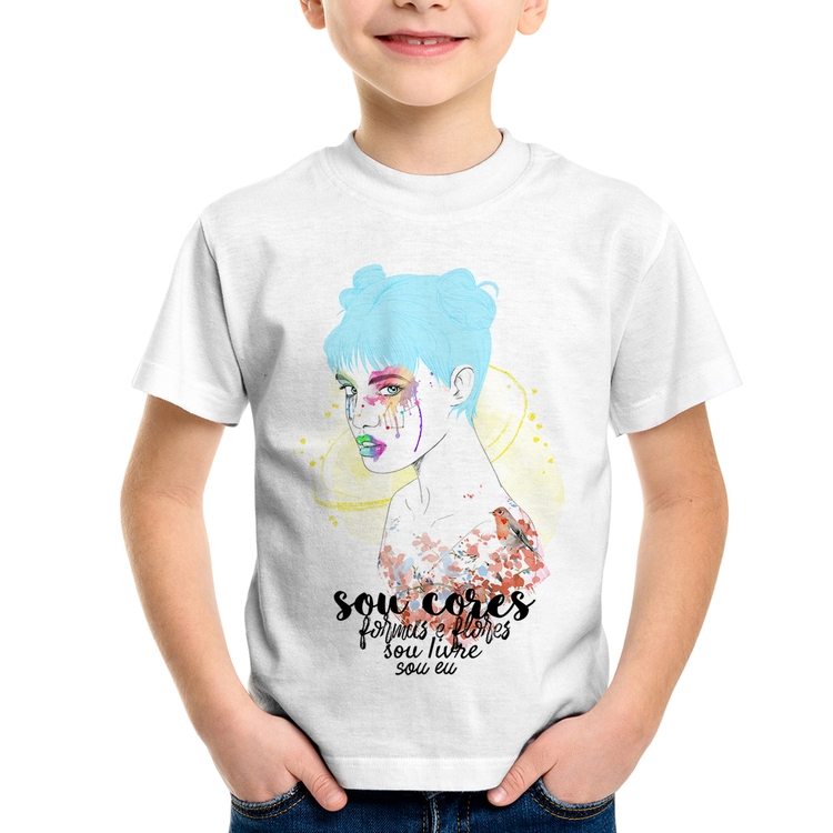 Camiseta Infantil Sou eu
