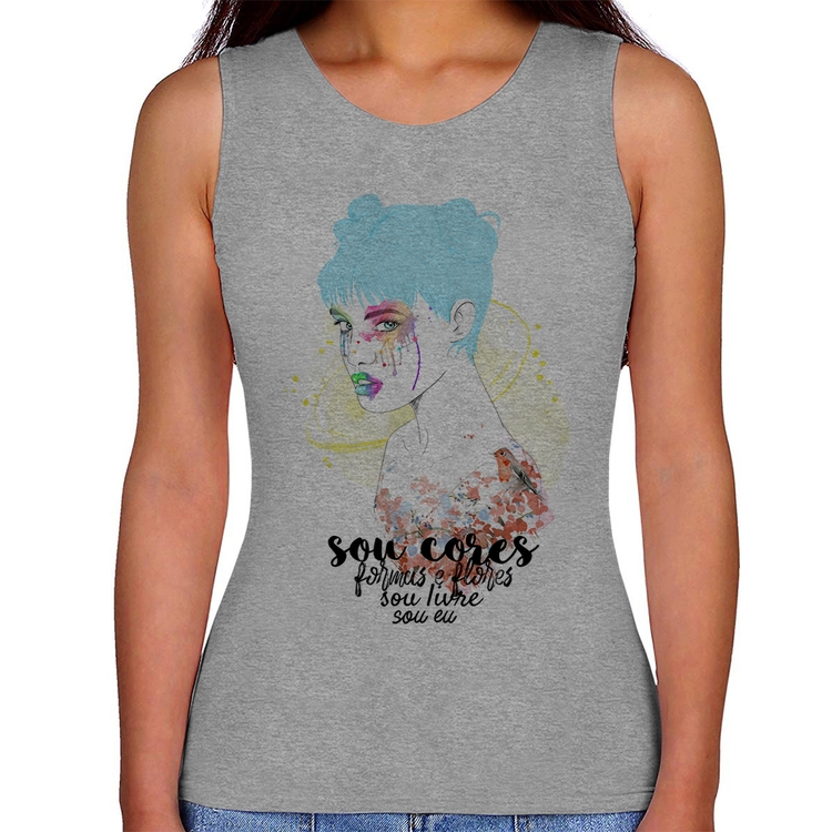 Regata Feminina Sou eu - Cinza