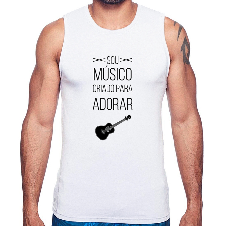 Regata Sou músico criado para adorar