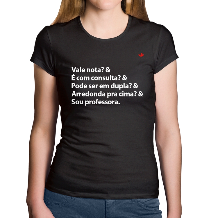 Baby Look Algodão Sou professora