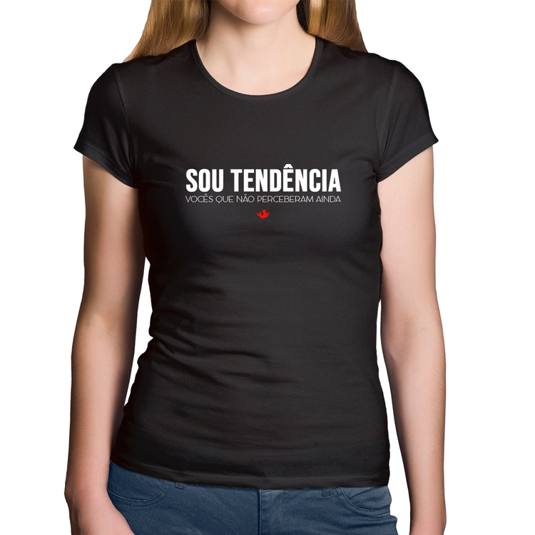 Baby Look Algodão Sou tendência