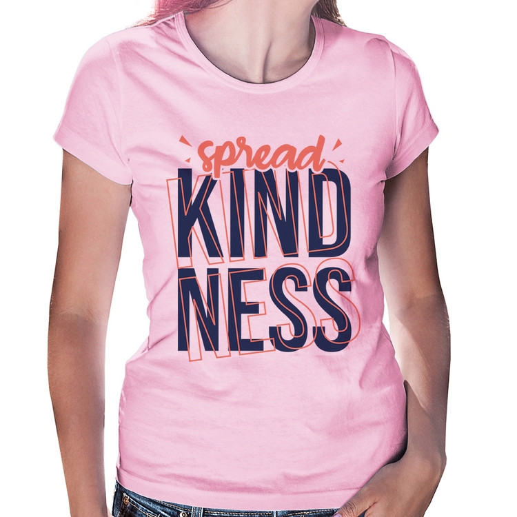 Baby Look Spread Kindness - Rosa Bebê