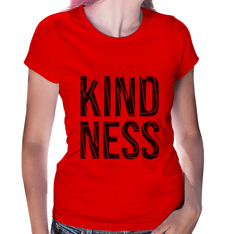 Baby Look Spread Kindness - Vermelha