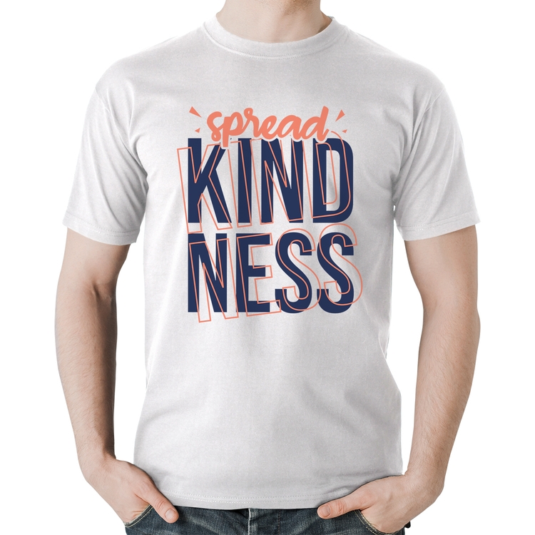 Camiseta Algodão Spread Kindness - Branca