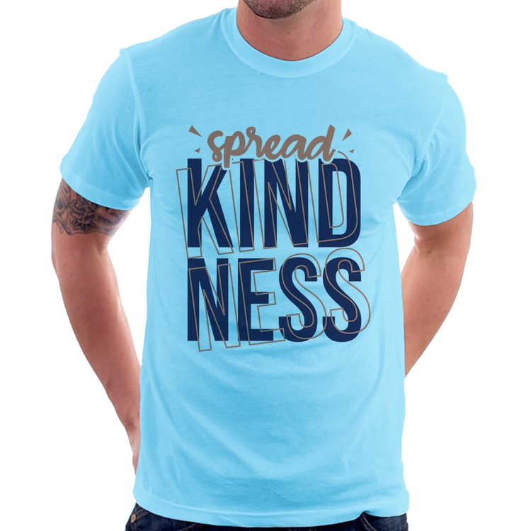 Camiseta Spread Kindness - Azul Bebê