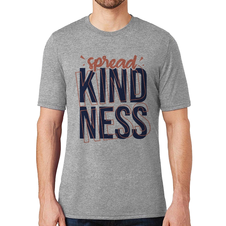 Camiseta Spread Kindness - Cinza