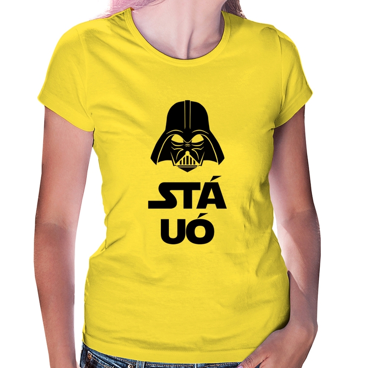 Baby Look Stá Uó - Amarela