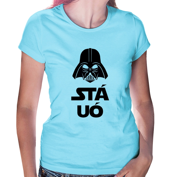 Baby Look Stá Uó - Azul Bebê