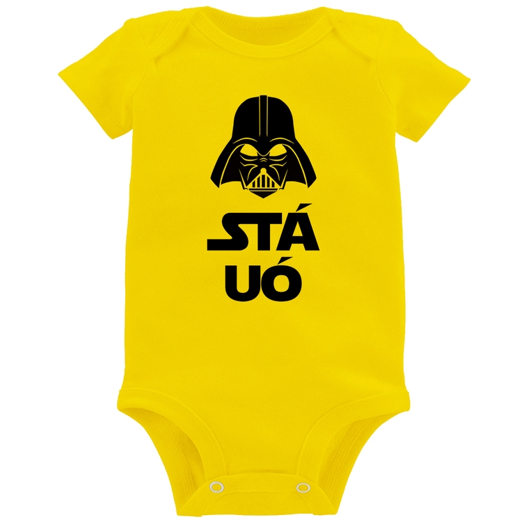 Body Bebê Stá Uó - Amarelo