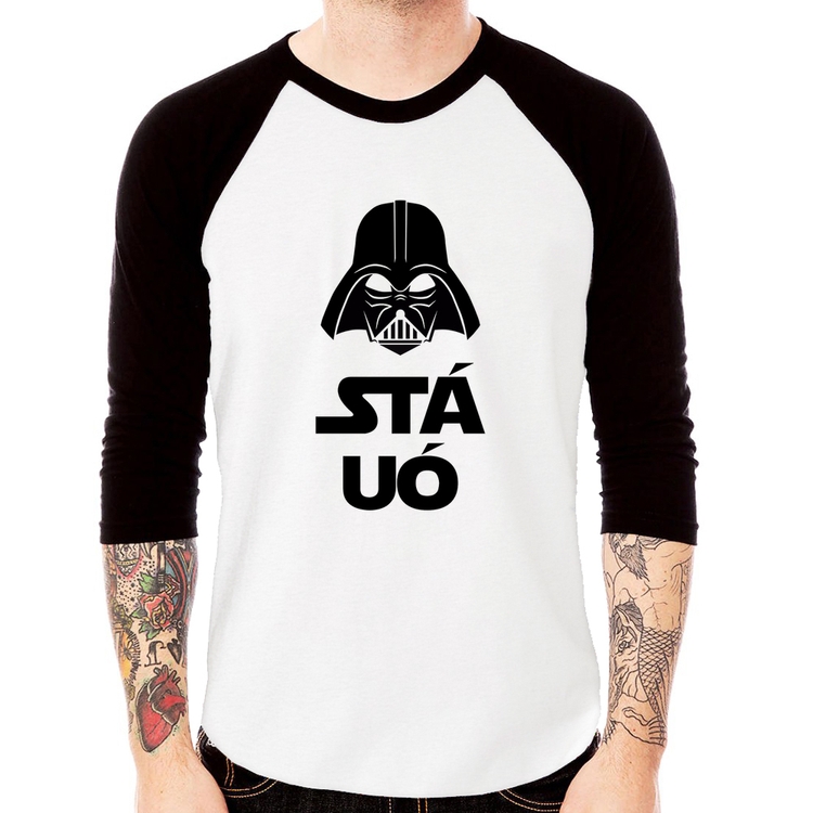 Camiseta Raglan Stá Uó Manga 3/4