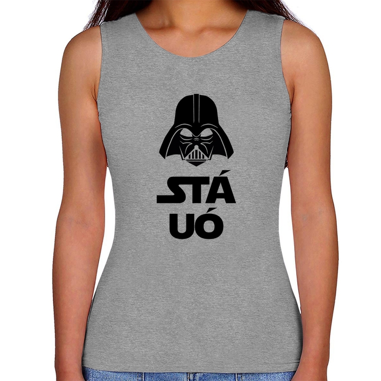 Regata Feminina Stá Uó - Cinza