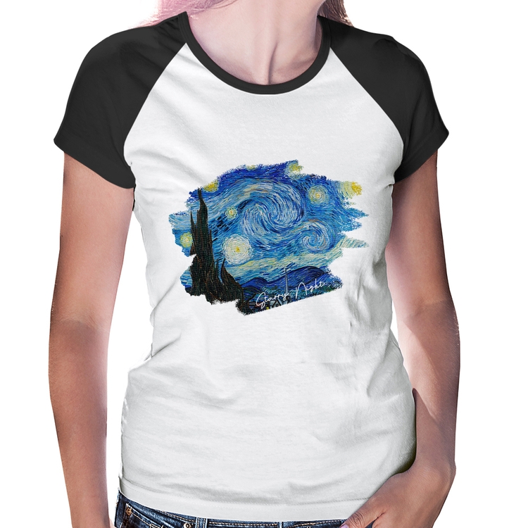 Baby Look Raglan Starry Night