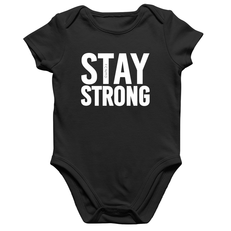 Body Bebê Algodão Stay Strong