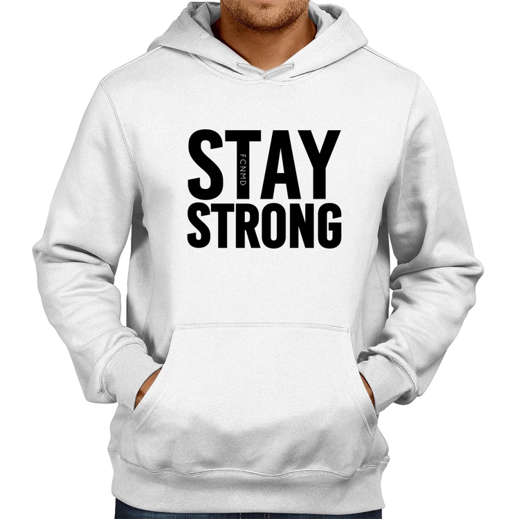 Moletom Stay Strong - Branco