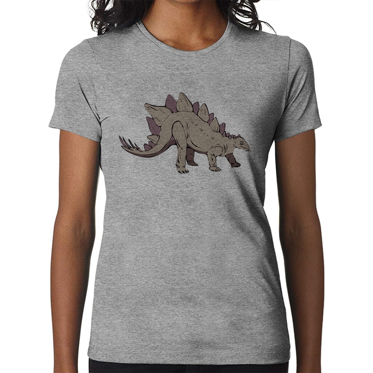 Baby Look Stegosaurus - Cinza
