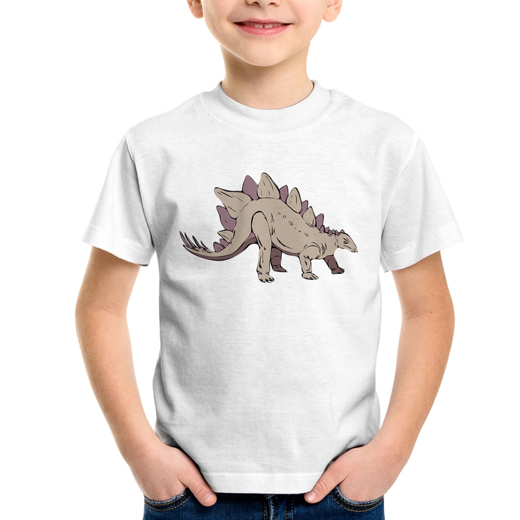 Camiseta Infantil Stegosaurus