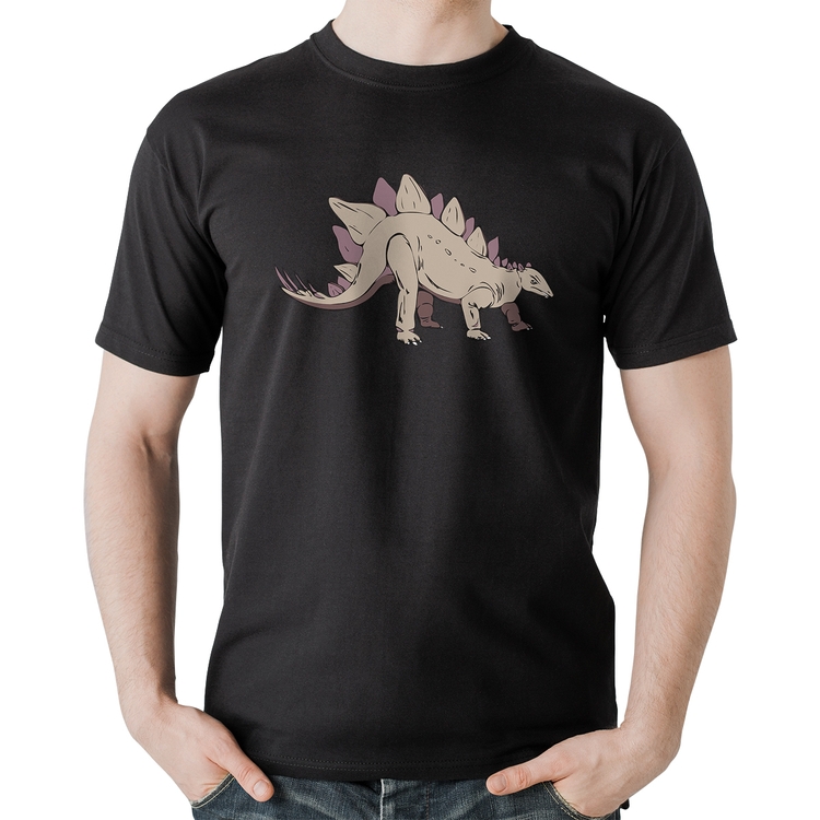 Camiseta Algodão Stegosaurus