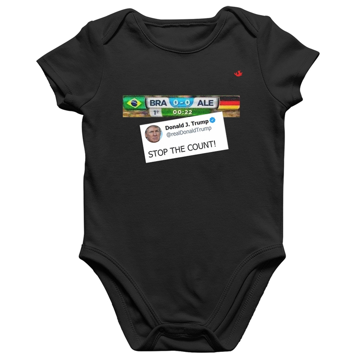Body Bebê Algodão Stop the Count 7x1