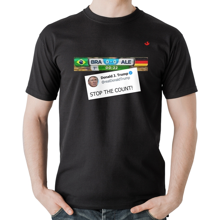 Camiseta Algodão Stop the Count 7x1