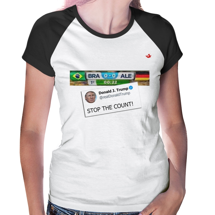 Baby Look Raglan Stop the Count 7x1