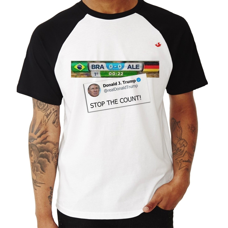 Camiseta Raglan Stop the Count 7x1