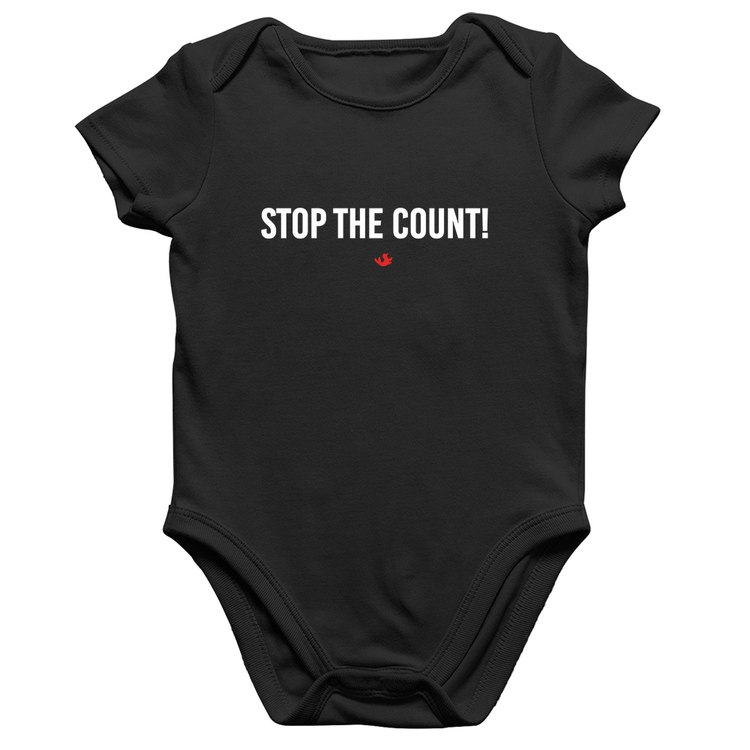 Body Bebê Algodão Stop the Count