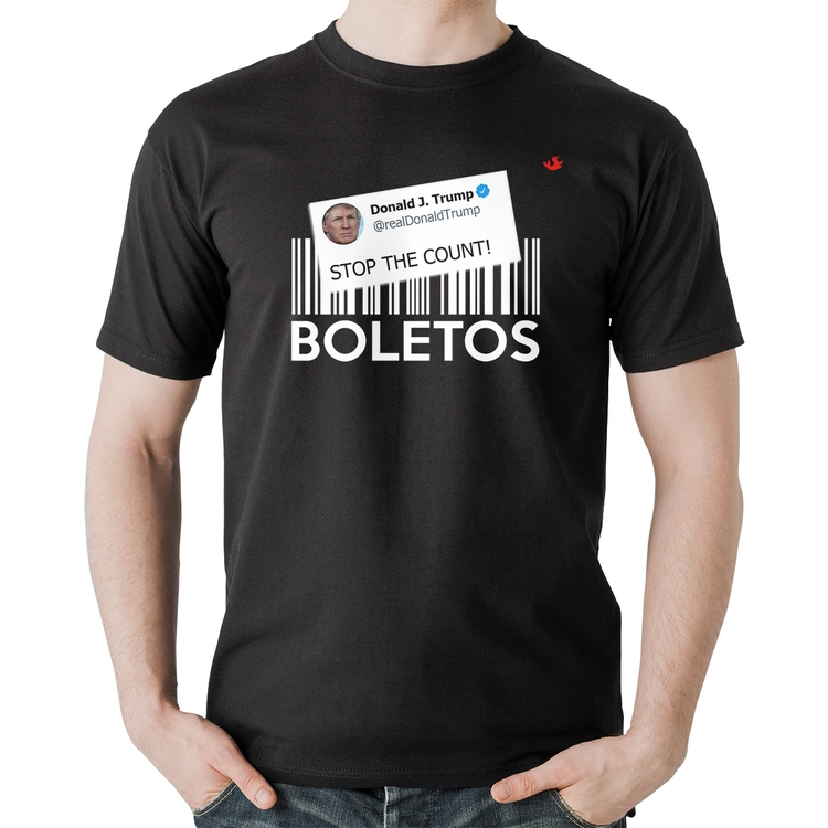 Camiseta Algodão Stop the Count Boletos