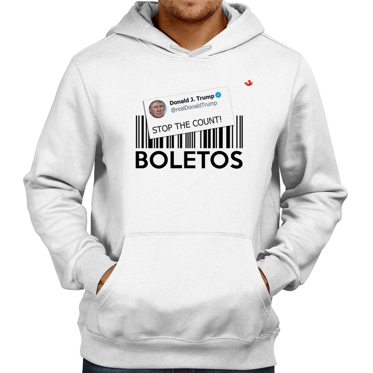 Moletom Stop the Count Boletos - Branco