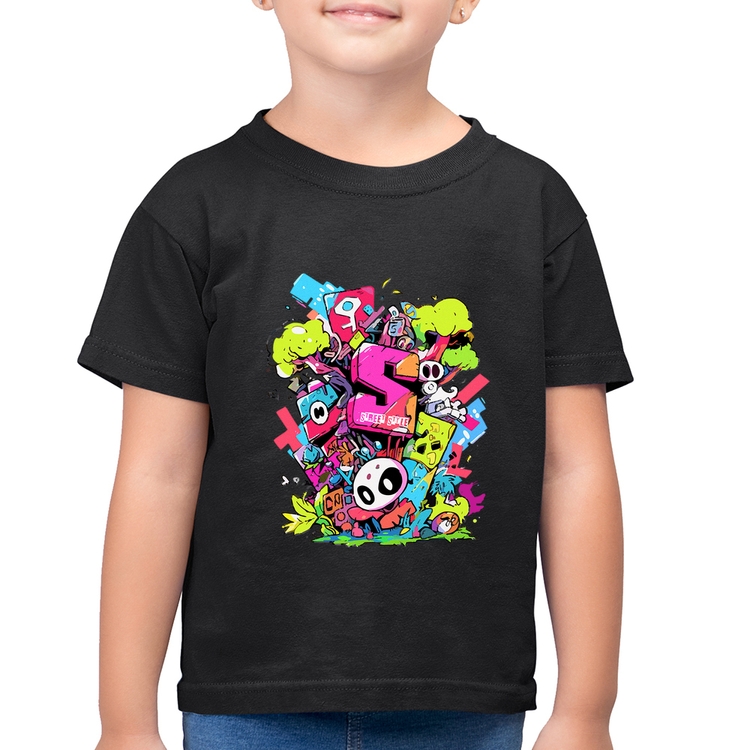 Camiseta Algodão Infantil Street Style