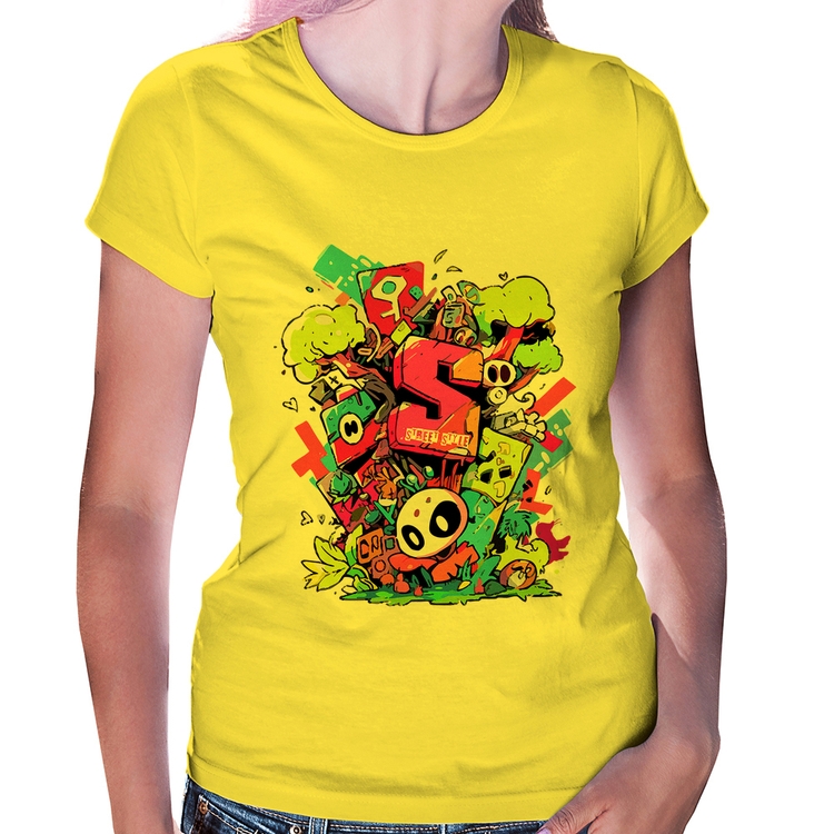 Baby Look Street Style - Amarela