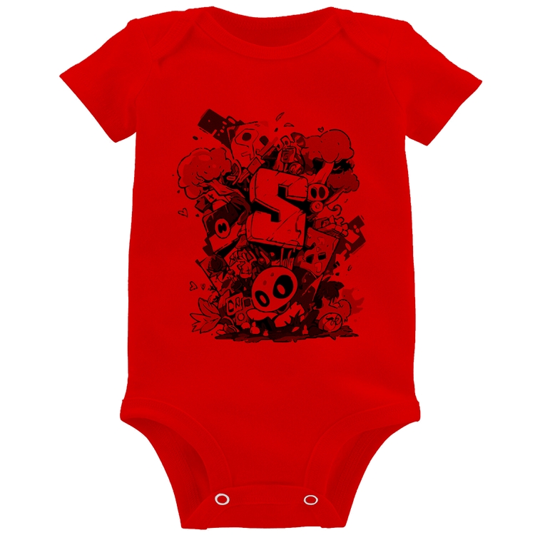 Body Bebê Street Style - Vermelho