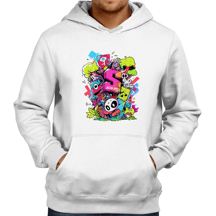 Moletom Street Style - Branco